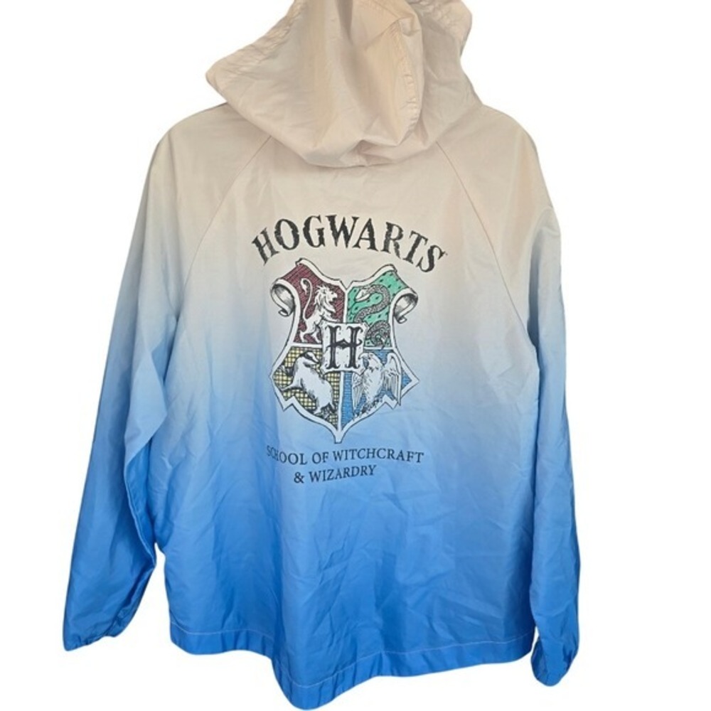 Hogwarts 1/2 Zip Pullover windbreaker jacket‎ medium